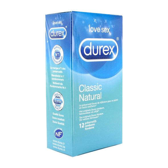 Durex – Classic Natural Condoms 12 pcs