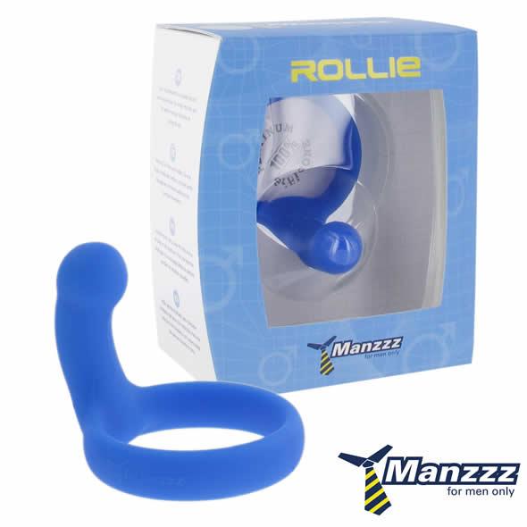 ManzzzToys – Rollie Penis Ring Blue