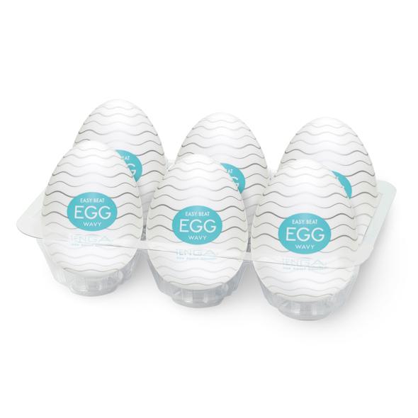 Tenga – Egg Wavy (6 Pieces)