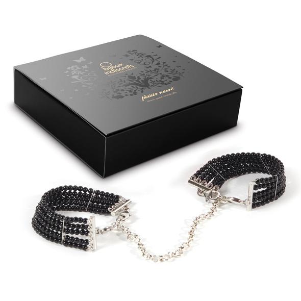 Bijoux Indiscrets – Plaisir Nacre Handcuffs Black