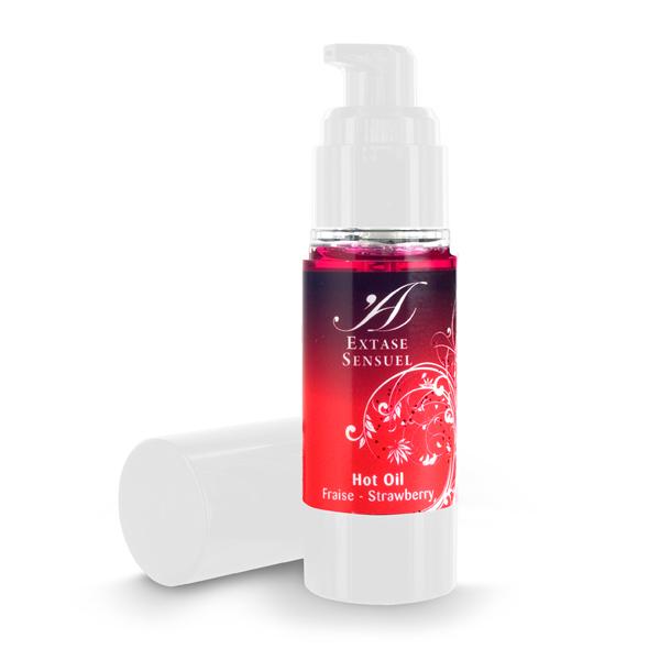 Extase Sensuel – Hot Oil Strawberry 30 ml