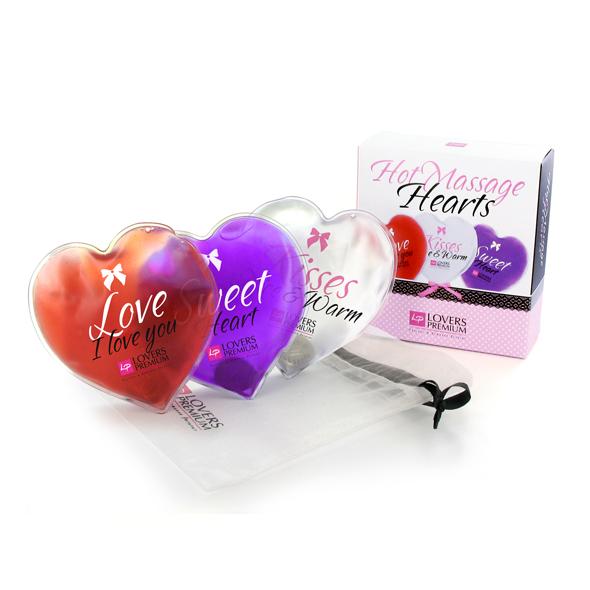 LoversPremium – Hot Massage Hearts (3 pcs)