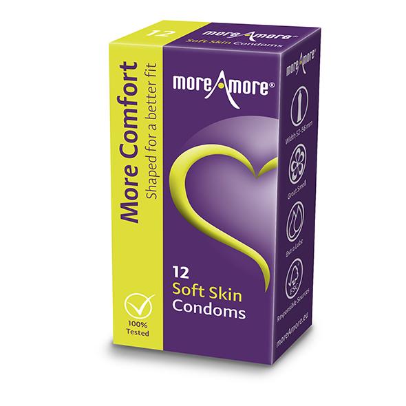 MoreAmore – Condom Soft Skin 12 pcs