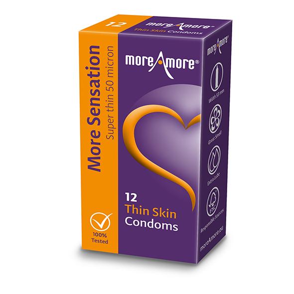 MoreAmore – Condom Thin Skin 12 pcs