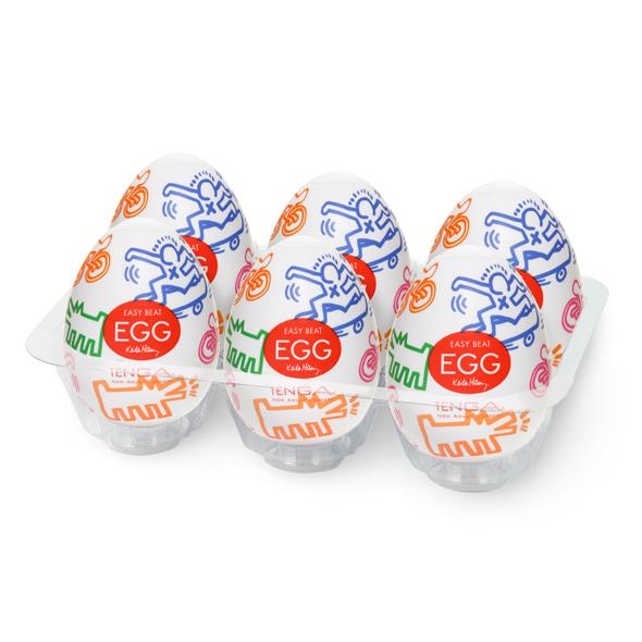 Tenga – Keith Haring Egg Street (6 Pieces)