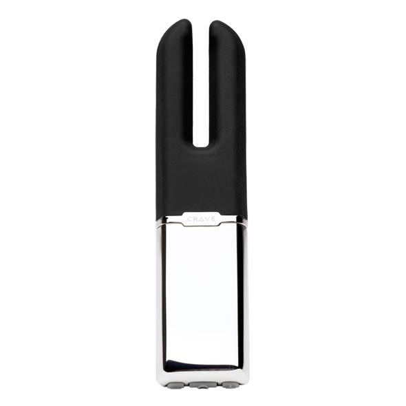 Crave – Duet Vibrator Black