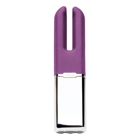 Crave – Duet Vibrator Purple