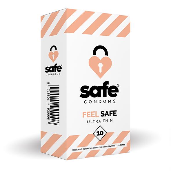 Safe – Feel Safe Condoms Ultra-Thin 10 pcs