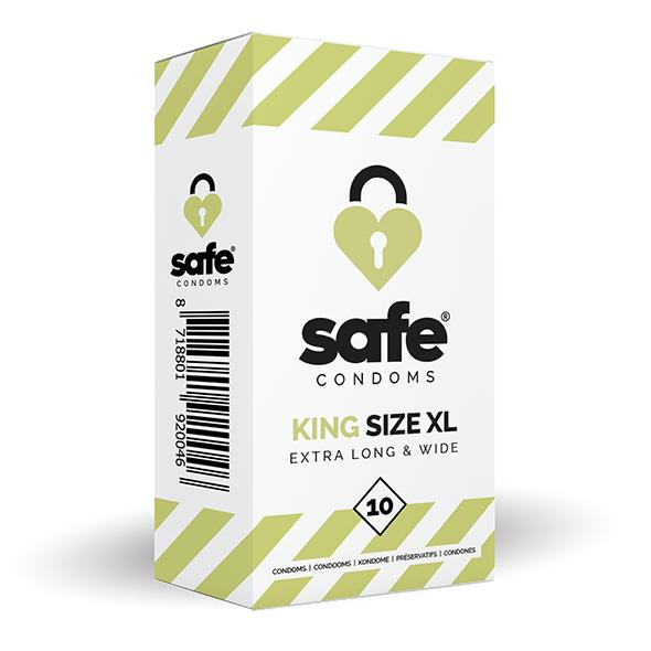 Safe – King Size XL Condoms 10 pcs