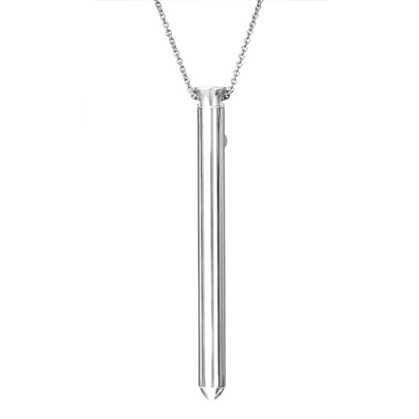 Crave – Vesper Vibrator Necklace Silver