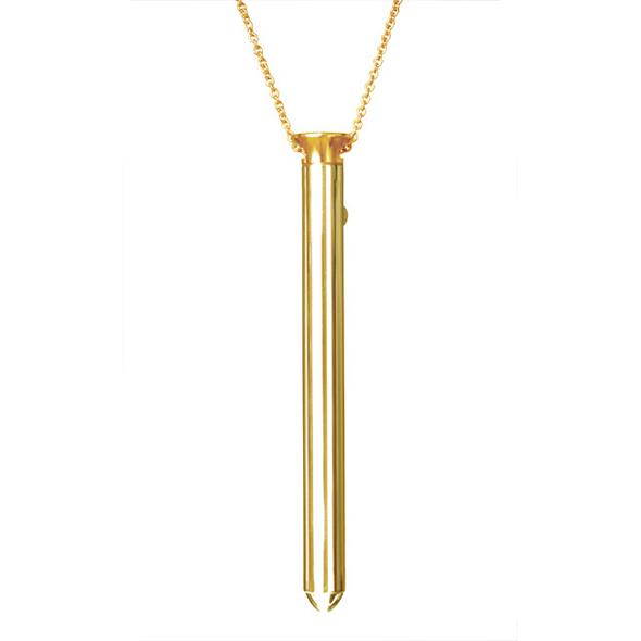 Crave – Vesper Vibrator Necklace Gold