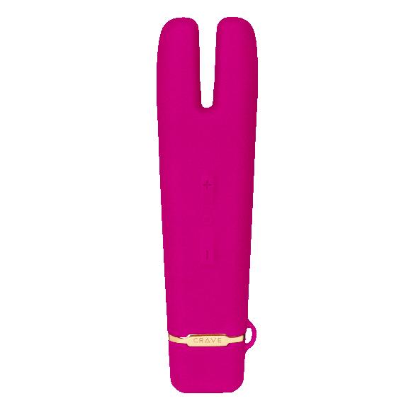 Crave – Duet Flex Vibrator Pink