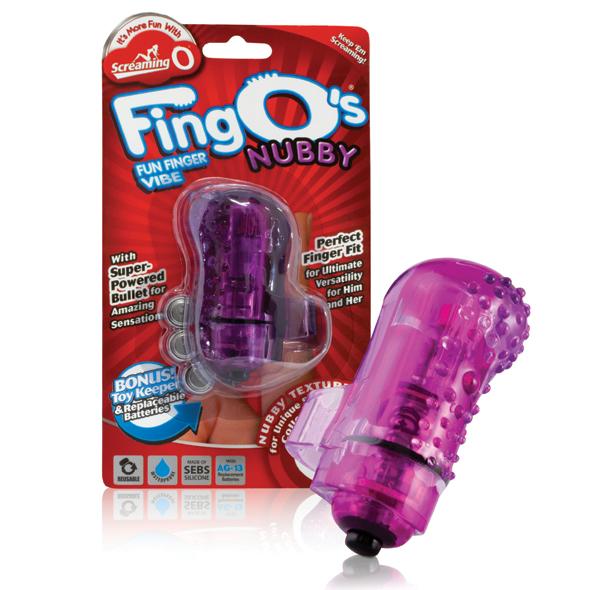 The Screaming O – The FingO Nubby Purple