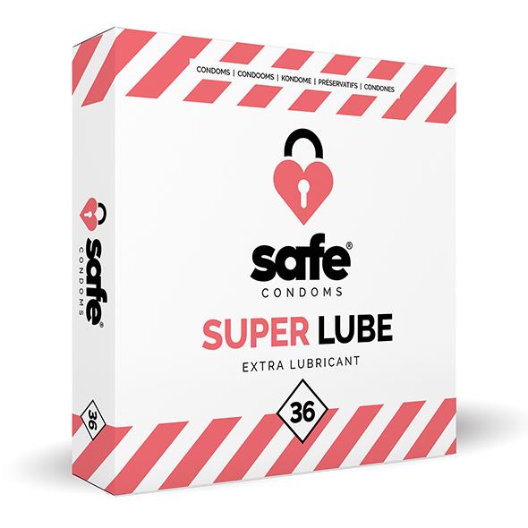 Safe – Super Lube Condoms Extra Lubricant 36 pcs