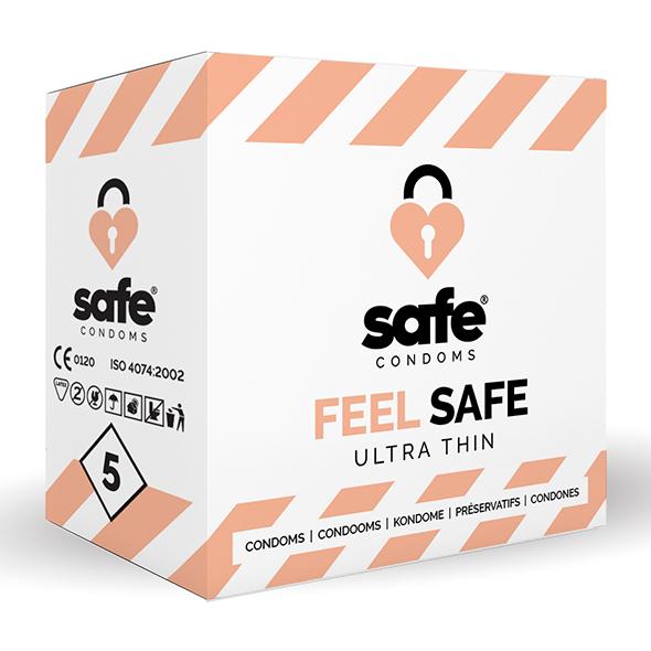 Safe – Feel Safe Condoms Ultra-Thin 5 pcs