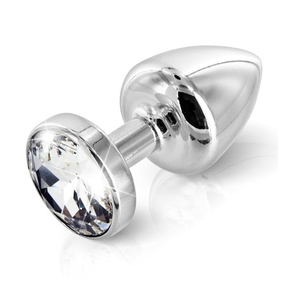 Diogol – Anni Butt Plug Round Silver Plated 25 mm