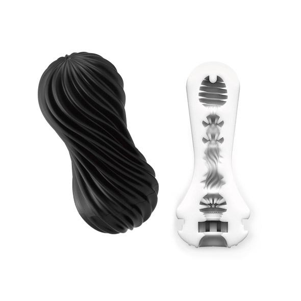 Tenga – Flex Masturbation Sleeve Rocky Black