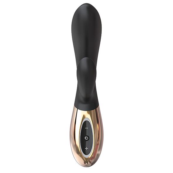 ZINI – Dew Rabbit Vibrator Black & Gold