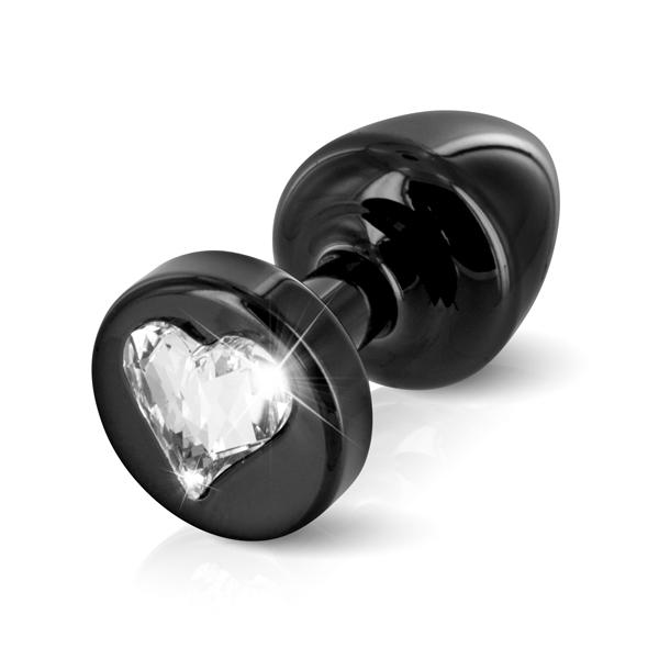 Diogol – Anni R Butt Plug Heart Black 25 mm