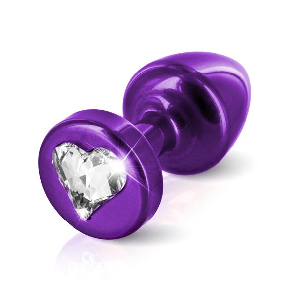 Diogol – Anni R Butt Plug Heart Purple 25 mm