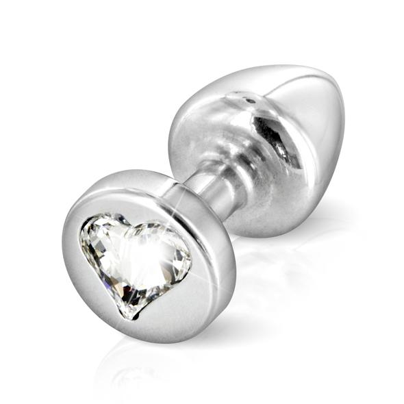 Diogol – Anni R Butt Plug Heart Silver 25 mm