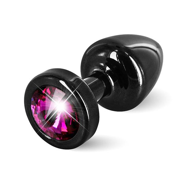 Diogol – Anni Butt Plug Round 25 mm Black & Pink