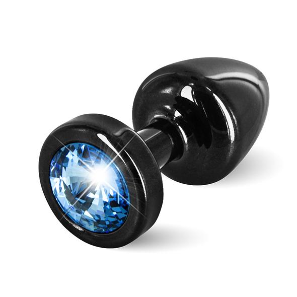 Diogol – Anni Butt Plug Round 25 mm Black & Blue