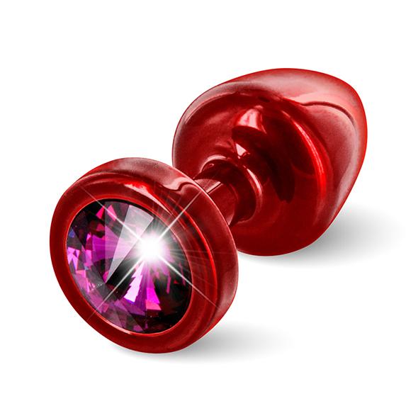 Diogol – Anni Butt Plug Round 25 mm Red & Pink