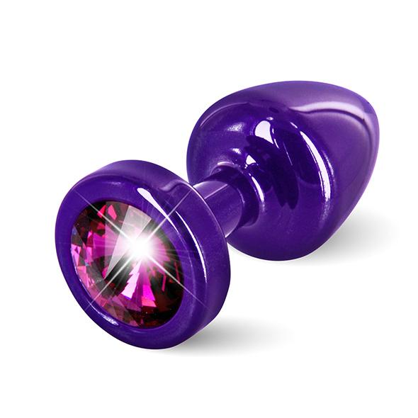 Diogol – Anni Butt Plug Round 25 mm Purple & Pink