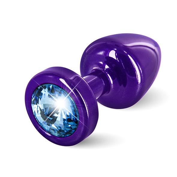 Diogol – Anni Butt Plug Round 25 mm Purple & Blue