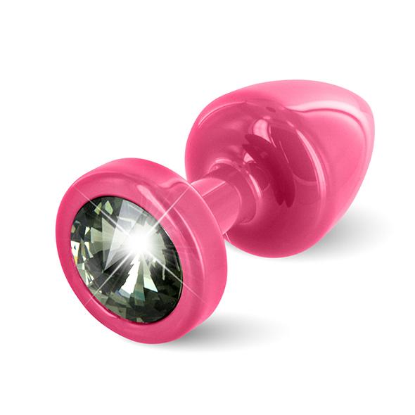 Diogol – Anni Butt Plug Round 25 mm Pink & Black