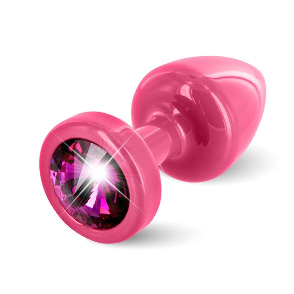 Diogol – Anni Butt Plug Round 25 mm Pink & Pink