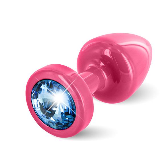 Diogol – Anni Butt Plug Round 25 mm Pink & Blue