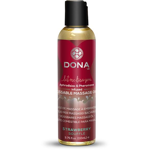 Dona – Kissable Massage Oil Strawberry Soufflé 110 ml