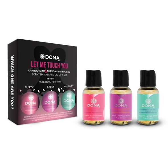 Dona – Massage Gift Set Scented (3 x 30 ml)