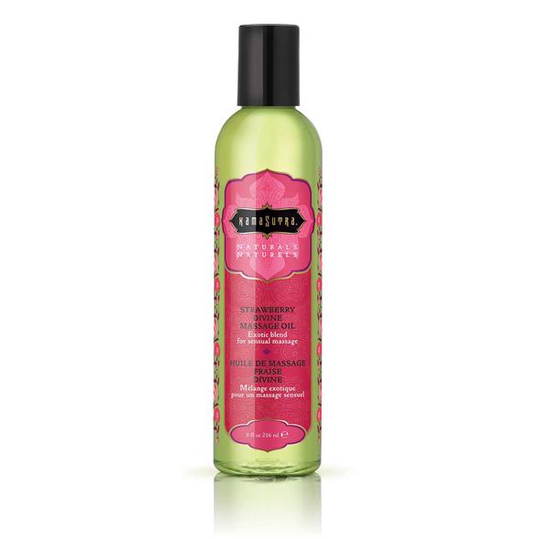 Kama Sutra – Naturals Massage Oil Strawberry Divine 236 ml