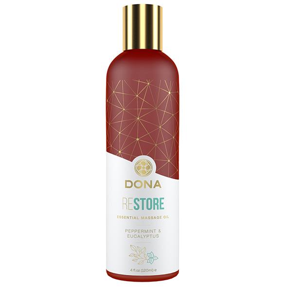 Dona – Essential Massage Oil Restore Peppermint & Eucalyptus 120 ml