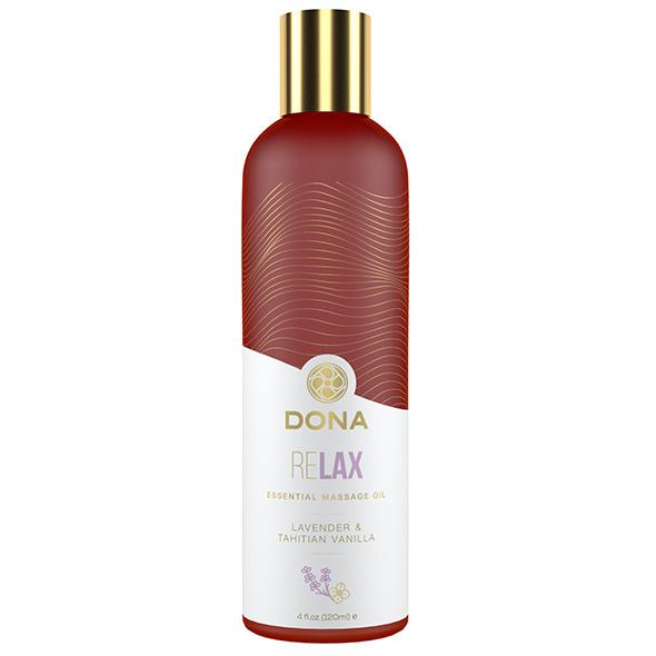 Dona – Essential Massage Oil Relax Lavender & Tahitian Vanilla 120 ml