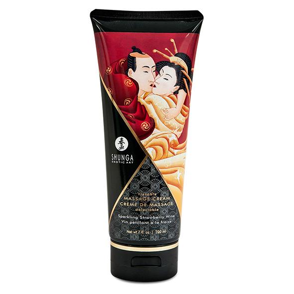 Shunga – Massage Cream Strawberry 200 ml