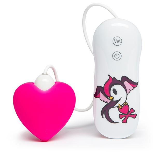 Tokidoki – Silicone Pink Heart Clitoral Vibrator