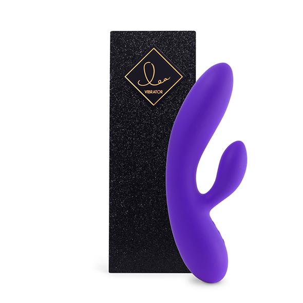 FeelzToys – Lea Rabbit Vibrator Medium Purple (Glitter)