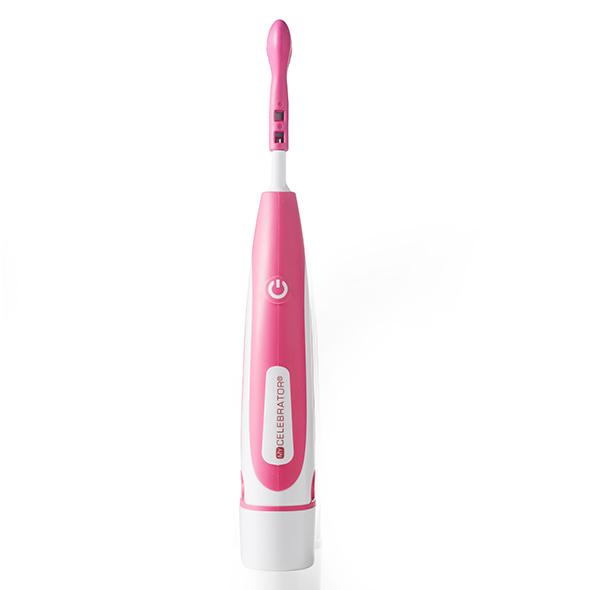 Celebrator – Toothbrush Vibrator Incognito White Pink