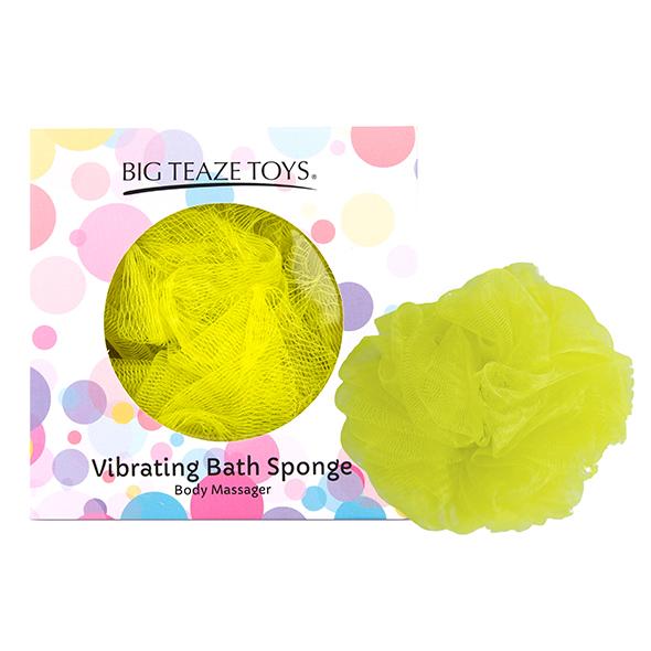 Big Teaze Toys – Bath Sponge Vibrating Yellow