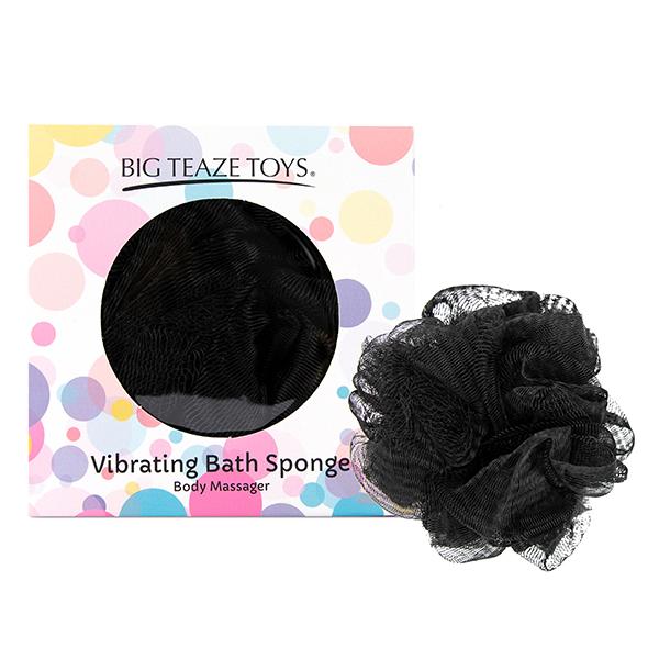 Big Teaze Toys – Bath Sponge Vibrating Black