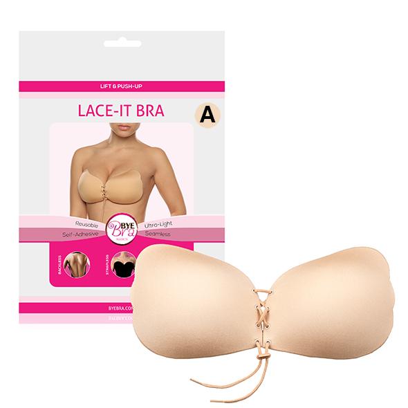 Bye Bra – Lace-It Bra Cup A Nude