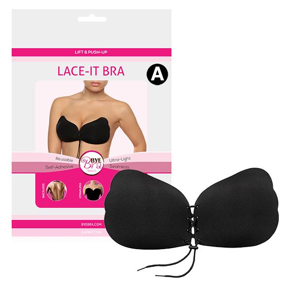 Bye Bra – Lace-It Bra Cup A Black