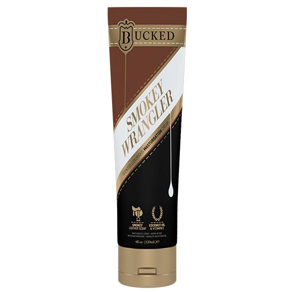 Bucked – Smokey Wrangler Masturbation Cream Leather Scent 120 ml